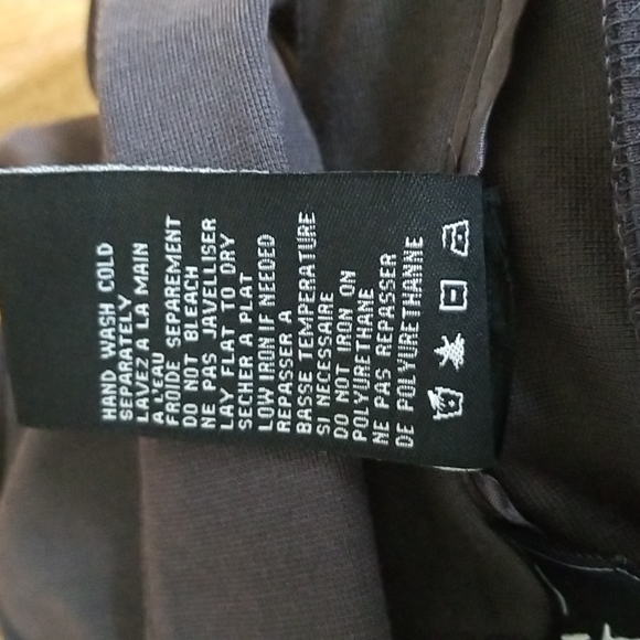 (12) G by Giuliana Slim Fit Ankle Pant Rayon Blend Faux Leather Strips Skinny - Picture 11 of 11